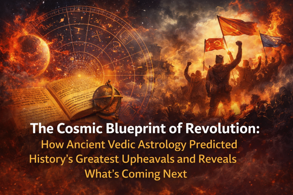 The Cosmic Blueprint of Revolution How Ancient Vedic Astrology Predicted History's Greatest Upheavals and Reveals What's Coming Next