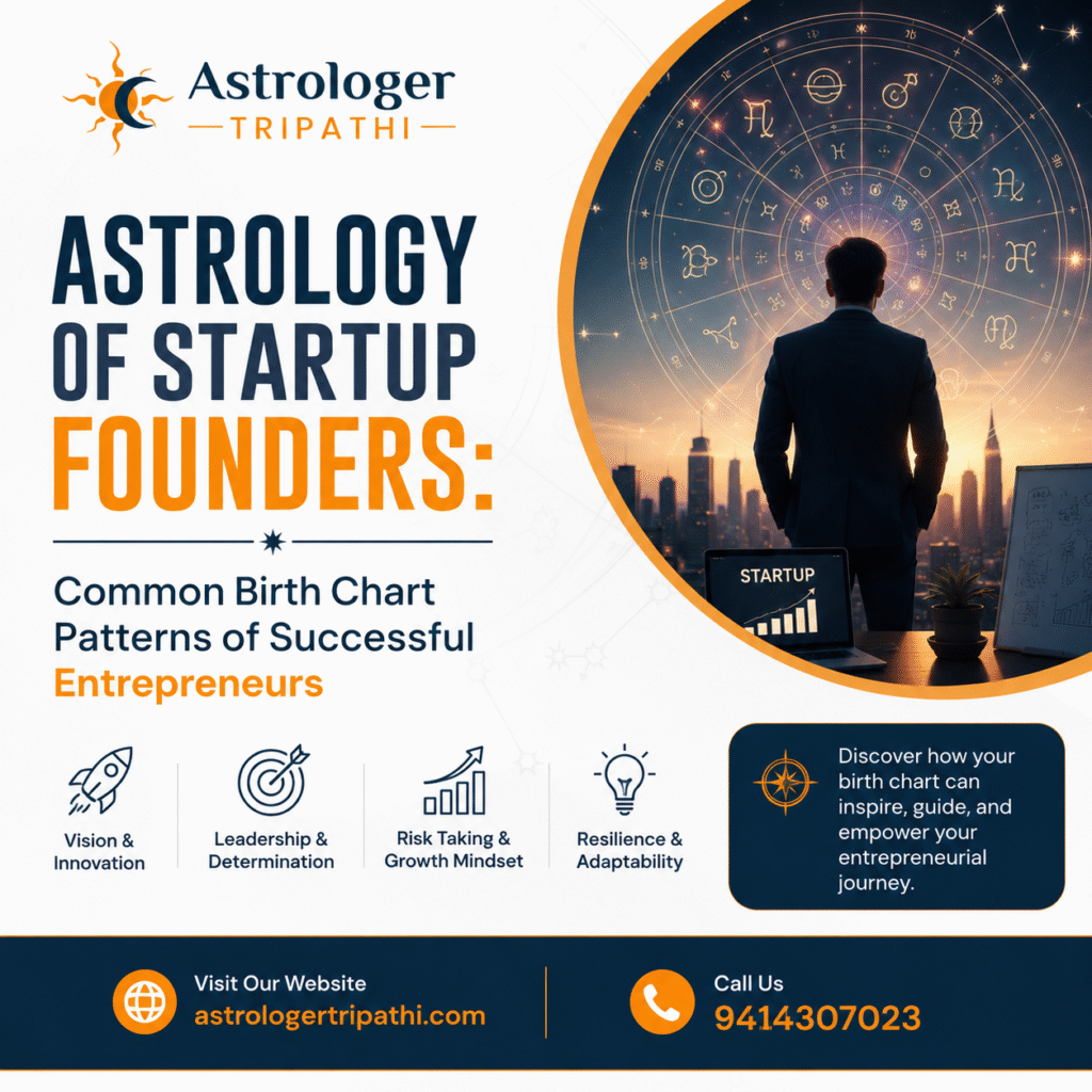 Astrology of Startup Founders: Common Birth Chart Patterns of Successful Entrepreneurs
