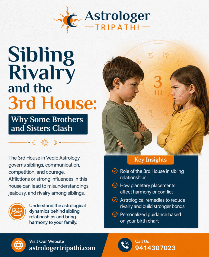 Sibling Rivalry and the 3rd House: Why Some Brothers and Sisters Clash